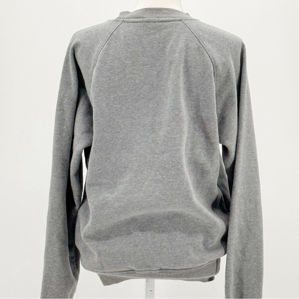 The North Face Mens Gray Fleece Crewneck Sweatshirt Small Warm Pullover S Casual - Picture 5 of 9